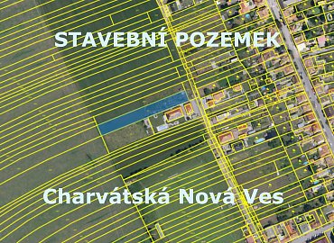Prodej pozemku bydlení pozemek 1840 m², Františka Kňourka, Břeclav-Charvátská Nová Ves